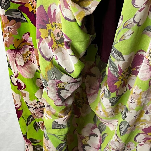 By Egreis Catalina Dress Green Floral Print Maxi Dress‎ Size XS - Picture 12 of 15